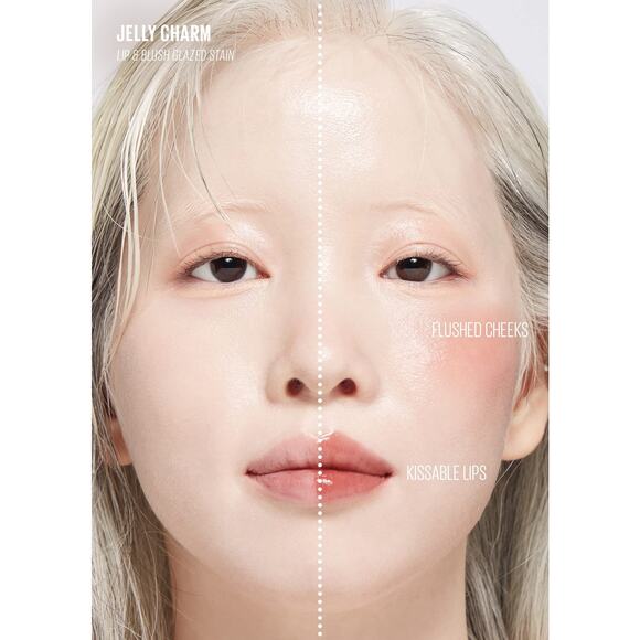 Kaja Jelly Charm Lip & Cheek Stain – Hydrating, Color - 0.17oz - Peach Fizz - Picture 4 of 9